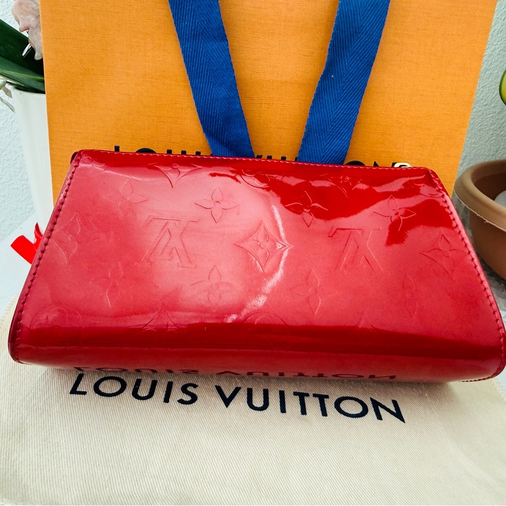 Louis Vuitton Trousse Cosmetic Pouch Pomme D'Amour Red Vernis M91487 Dustcover - Picture 12 of 16